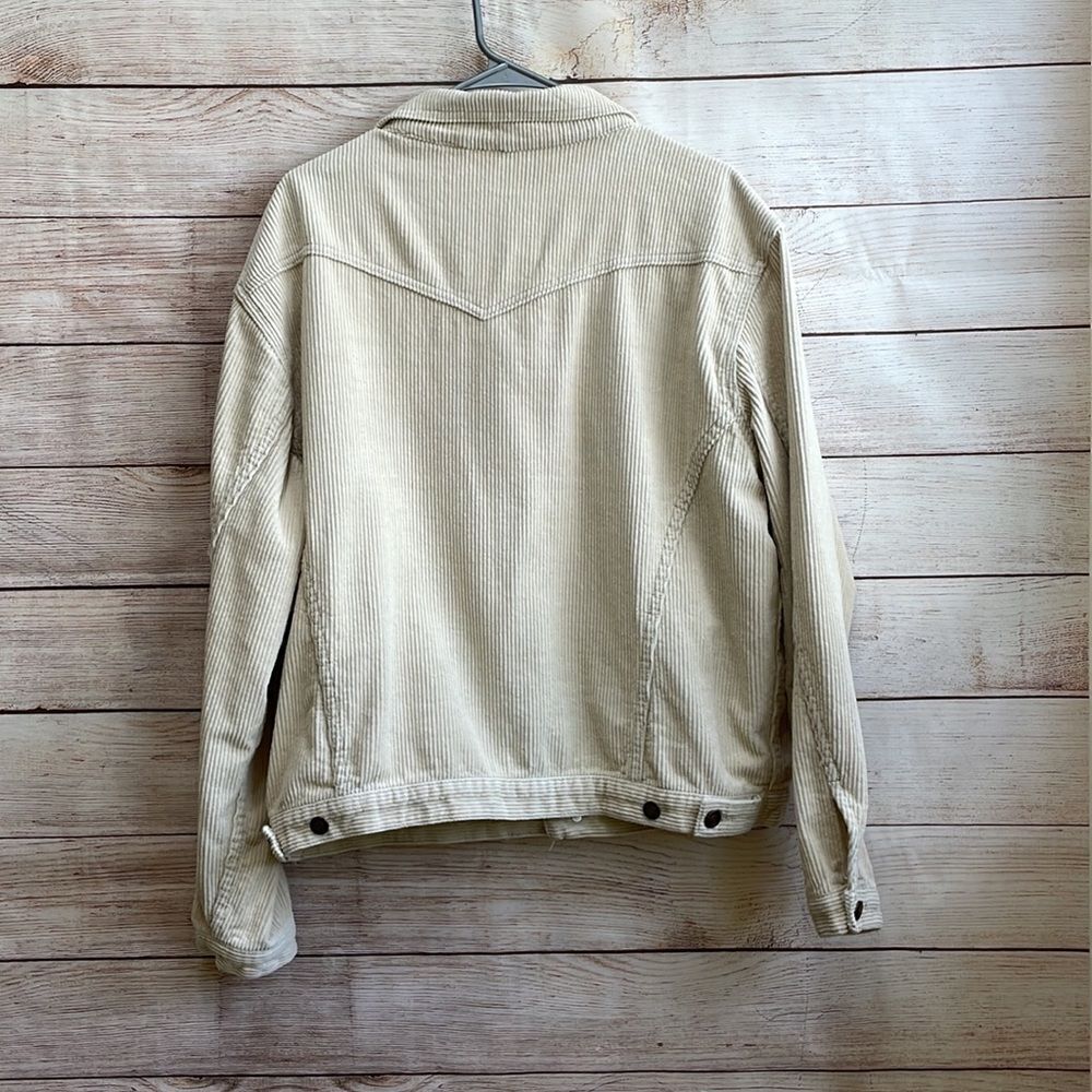 PRINCESS POLLY CORDUROY JACKET IN CREAM - Picture 4 of 5